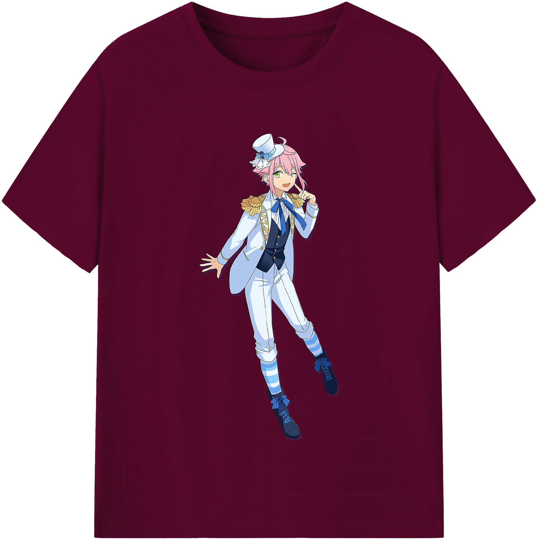 （画像用） あんさんぶるスターズ! Ensemble Stars レディースカジュアルプリントTシャツ（綿100％）